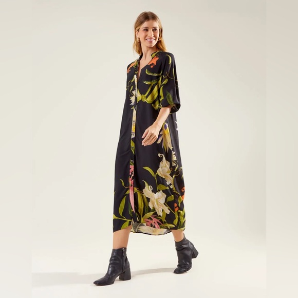 Zinzane maxi Chemise Estampado - Picture 4 of 7